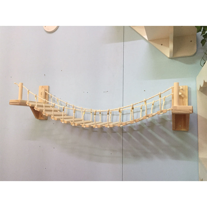 Wall-mounted walkway for cats