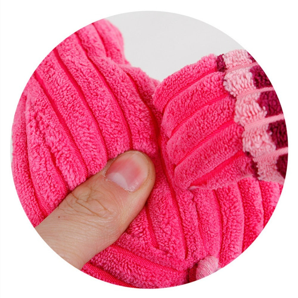 Dog chew toys for teeth with squeakers